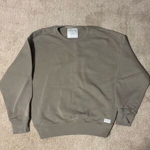 Washed grey hollister oversized crew neck. Size small